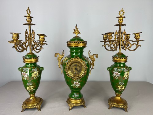 Antique french garniture set - antique,