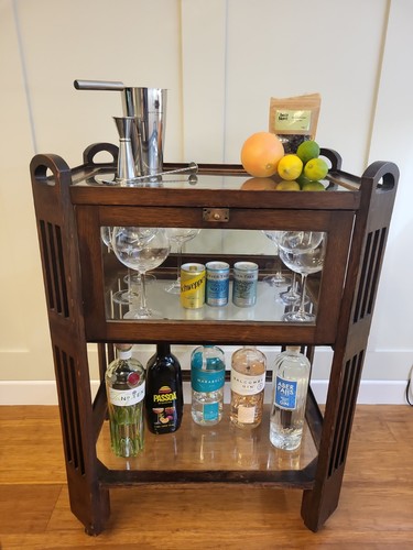 Vintage rare drinks trolley - drinks,