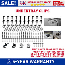 130x Undertray Clips Set For