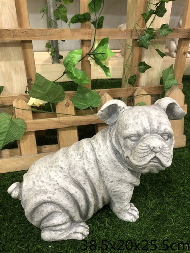 39cm sitting bulldog ornament - 39cm,