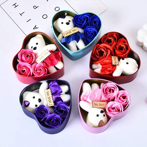 Heart shaped soap flower - heart,