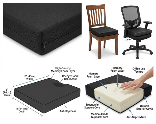 Pressure relief chair - chair, cushion