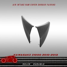 Fit For KAWASAKI Z1000 10-13 Air Intake Ram Cover Shroud Fairing Carbon Fiber