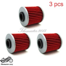 3x Oil Filter For Kawasaki KX250F KX250 Suzuki RMZ 250 450 EVO 300 250 4 Stroke