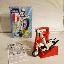 Rare Original Evel Knievel Stunt Bike   EXCELLENT   ( BOXED )