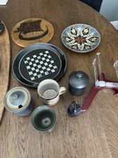 Pottery Selection Plates Pots Viking Stands Jubilee Mug 
