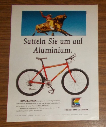 Rare advertising kettler alloy - rare,