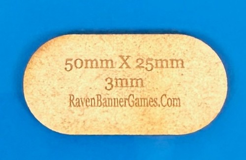 50mm 25mm pill shaped 3mm - 50mm, shaped,