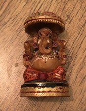 Hand carved Ganesha figurine