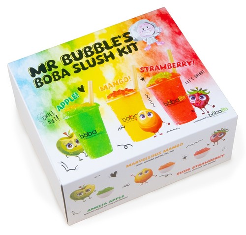 Slush bubble tea gift - tea, box