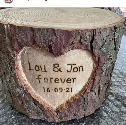 Tall hand carved - , rustic