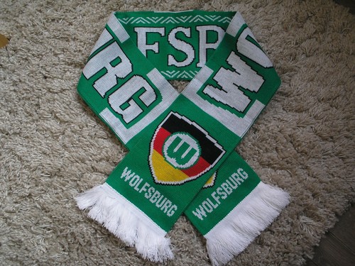 Wolfsburg football scarf - football,