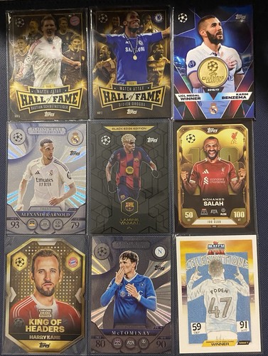 Match attax rare cards - rare,