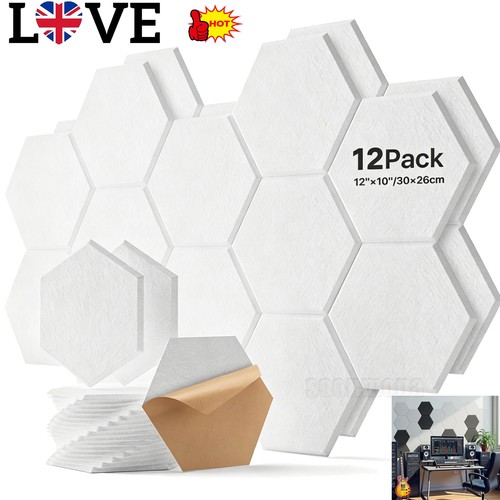 12pack hexagon acoustic felt - hexagon,