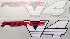 HONDA RC30 VFR750R FORCE V4 FAIRING DECALS x 2