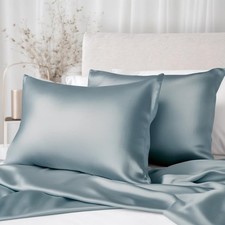 Silk Pillow cases 2 Pcak, 22 Momme Mulberry Silk Pillowcase for Hair and Skin