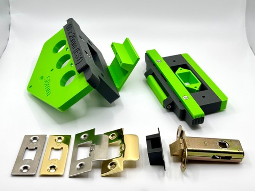 Tubular latch jig router - latch,