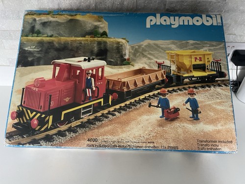 Playmobil freight train set - playmobil,