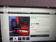 X Rocker Maverick Pc Office Gaming Chair Black