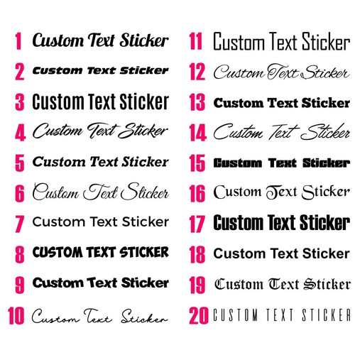 Personalised name stickers - personalised,
