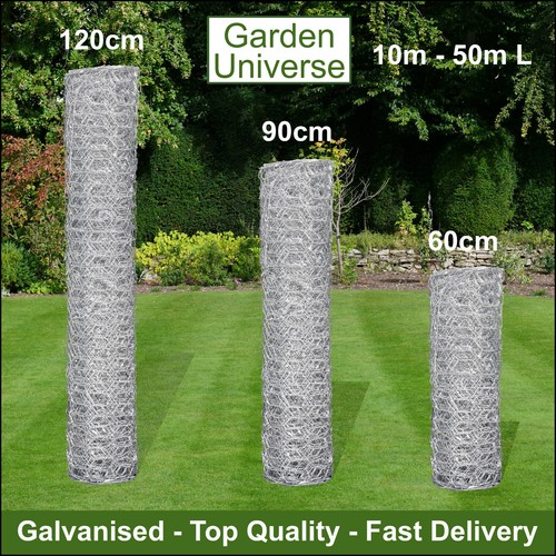 Chicken wire galvanised - galvanised, 9