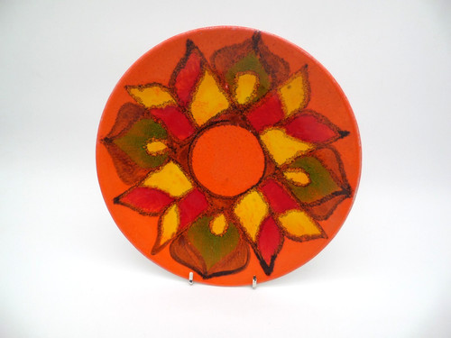 Poole pottery delphis orange - delphis,