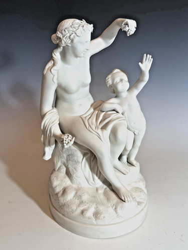 Antique victorian parian - of, a