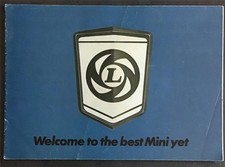 MINI Car RANGE Sales Brochure