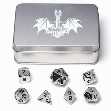 Dragonfire Dice Chrome Metal