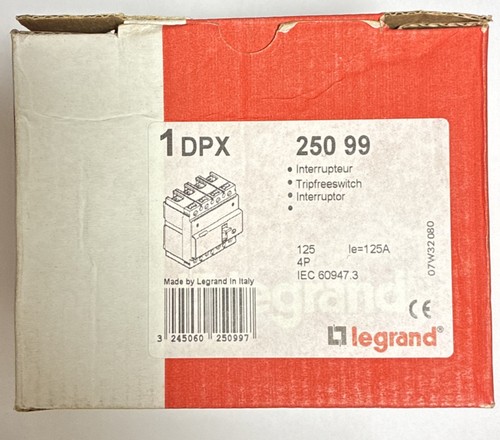 Legrand 125 amp four - pole, trip