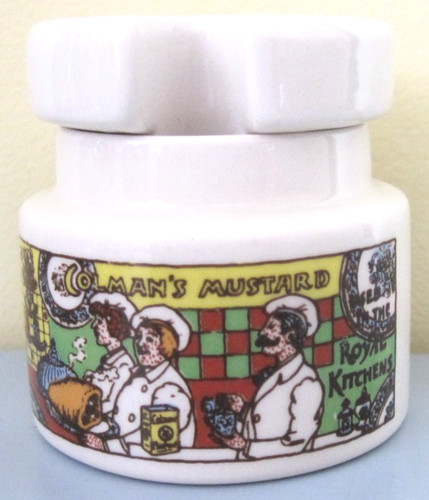 Vintage colman mustard pot - vintage,