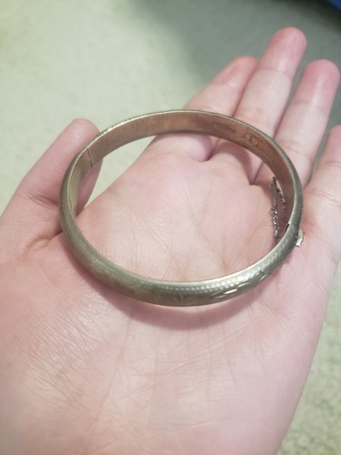 Vintage hinge bracelet 925 - vintage,