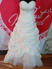 Wedding dress size 12 ivory
