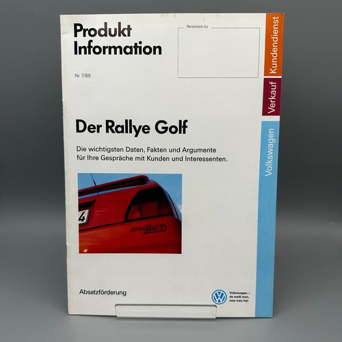 Volkswagen rallye golf g60 - rallye,