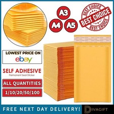 GOLD PADDED BUBBLE LINED