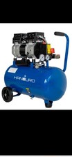 NEW & BOXED 24L AIR COMPRESSOR SILENCED OIL-FREE 750W-230/240V 160L/MIN 8BAR