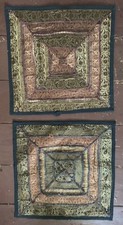 2 Handmade? Ethnic Boho Cushion Covers Patchwork Indian Cotton 40x40cm New (4)A6