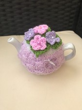 HAND KNITTED BASKET WEAVE TEA