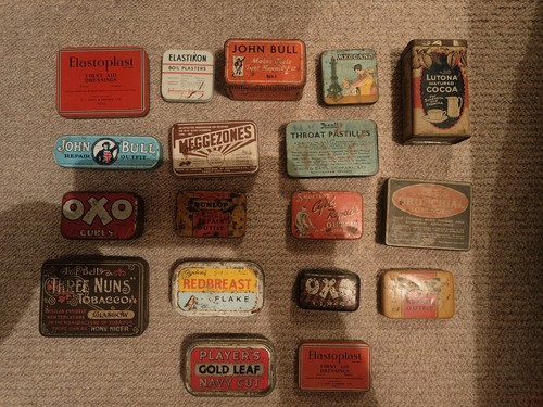 Collection vintage tins - 18, tins.