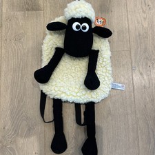 Wallace & Gromit Shaun The Sheep Woolly Backpack - brand new with tags original