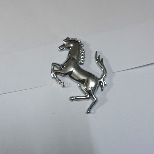 Horse right silver chrome - silver,