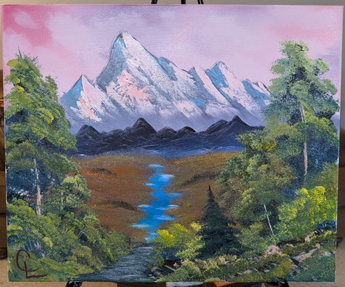 Original landscape oil - original,