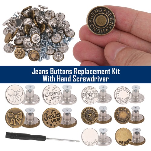 17mm 20mm jean button - 17mm,