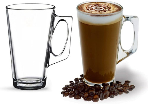 Pack large latte glasses - pack,