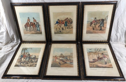 Antique 1826 henry alken - 6x,