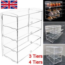 Acrylic Bakery Pastry Display Case Stand Cabinet Cakes Donuts Cupcakes Pastries