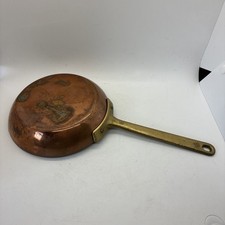 Copper brass steel fry pan - copper,
