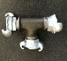 Road compressor Coupling T-Piece Air Tools Demolition Ground Works Jack hammer