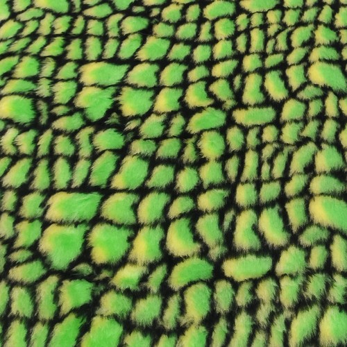 Dinosaur jacquard fur fabric - jacquard,