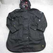Joules Coat Women 14 UK Black